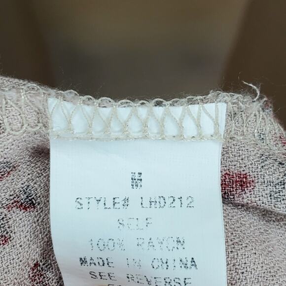 Stevie Hender Pink Floral Dress Medium - Picture 8 of 8